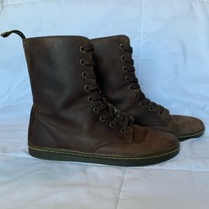 Brown Leather Dr Marten Boots